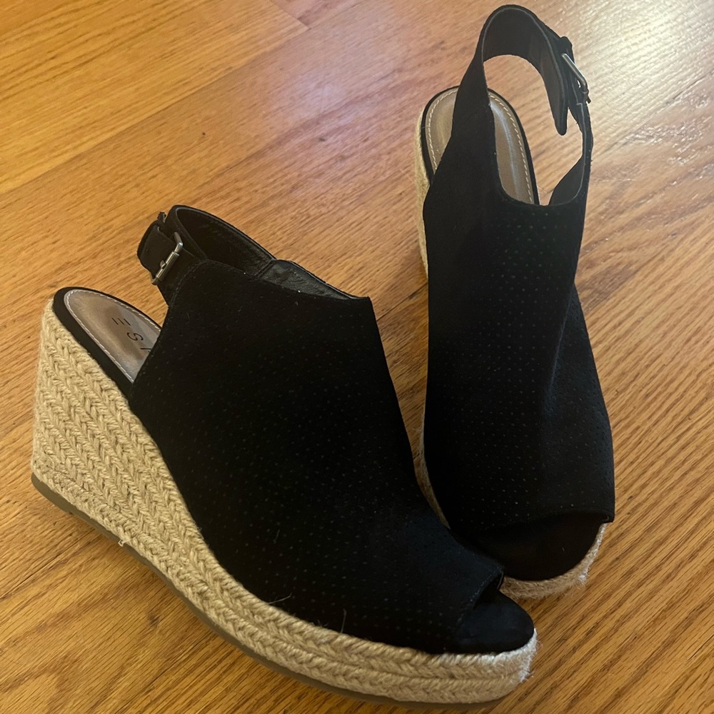 Esprit Suede Wedge Sandals